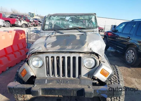 2000 Jeep Wrangler Sport from USA, damaged, VIN 1J4FA49S2YP738494